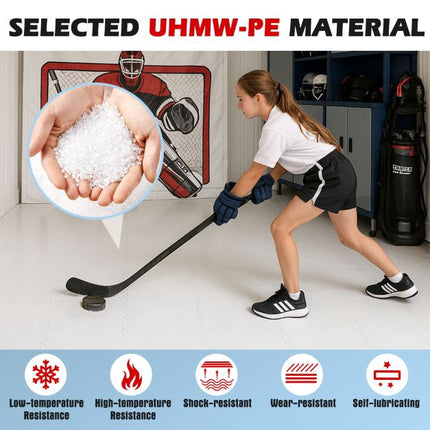 Kunsteisplatten 10er-Pack, UHMW-PE, 46,5 cm