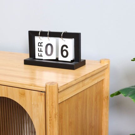 Meuble TV à 2 portes avec gestion des câbles
