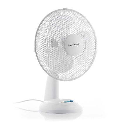 Tischventilator InnovaGoods Weiß 35 W Ø30 cm