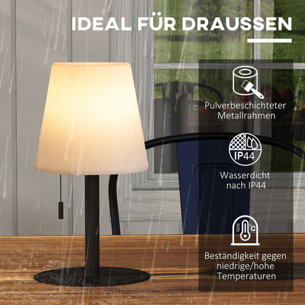 USB rechargeable LED table lamp, dimmable, indoor/outdoor