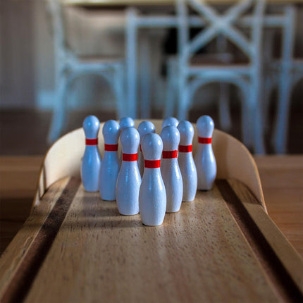 Tisch-Bowling-Minispiel