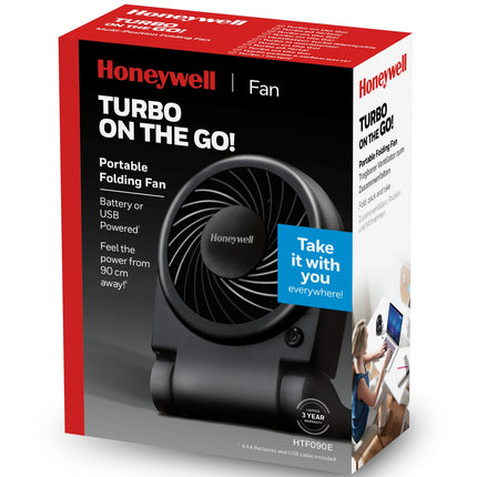 Tragbarer Tischventilator Turbo für unterwegs! HTF090E