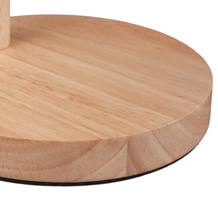 Lampe de table en bois et métal