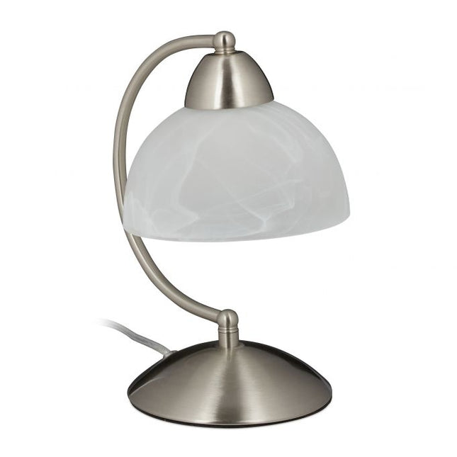 Lampe de table tactile avec écran en verre