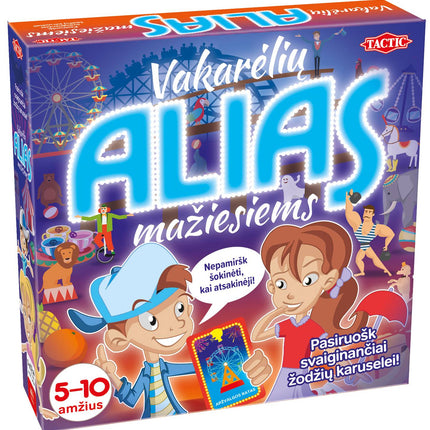 Jeu de société tactique Alias Junior Party (en langue lituanienne)