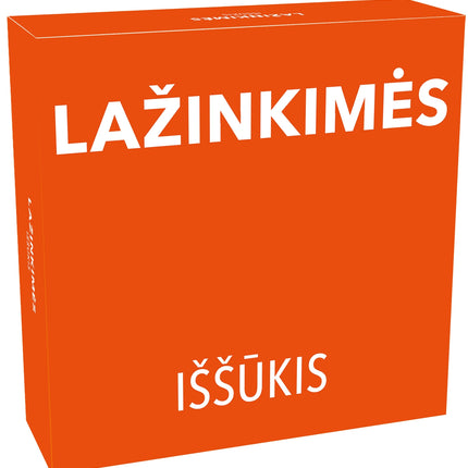 Jeu de société tactique Wanna Bet Challenge (en langue lituanienne)