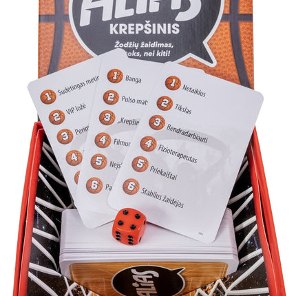 Alias du jeu de société Tactic : Basketball (en langue lituanienne)