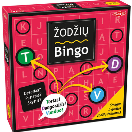 Jeu tactique Word Bingo (en langue lituanienne)