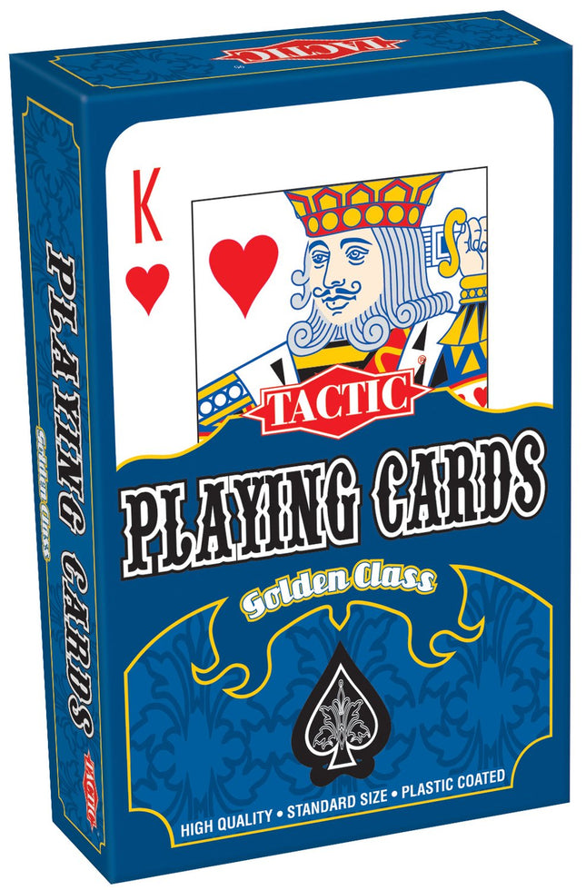 Cartes à jouer tactiques dorées