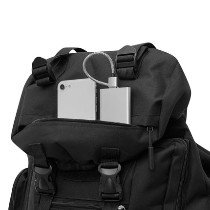 Sac à dos tactique, 100 L, noir