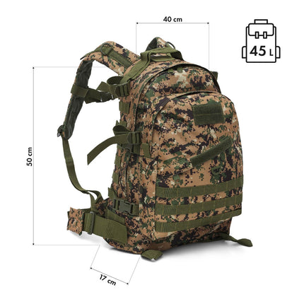 Sac à dos tactique, 45 L, Vanguard Moro, Nils Camp