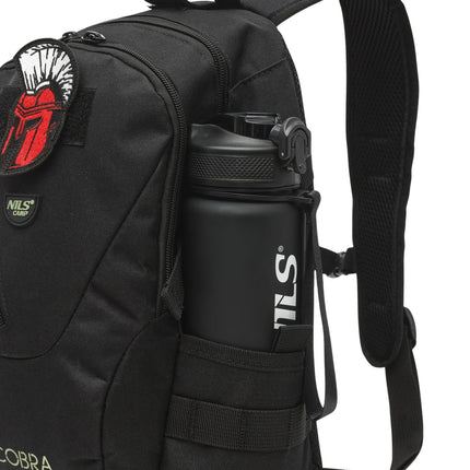 Taktischer Rucksack, Schwarz, 25L Fassungsvermögen