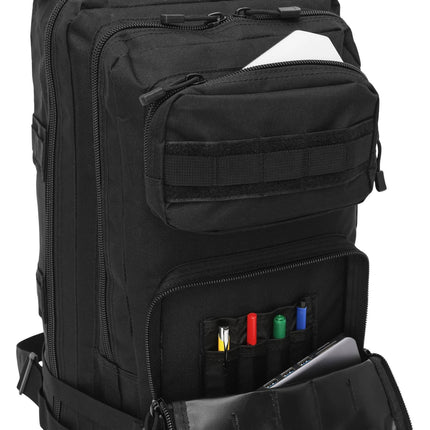 Sac à dos tactique, noir, capacité 45 L
