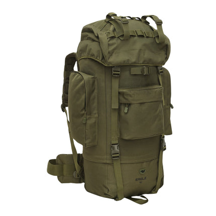 Sac à dos tactique, vert aigle, capacité 70 L
