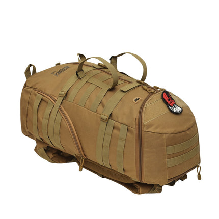 Sac à dos tactique, sable, capacité 65 L