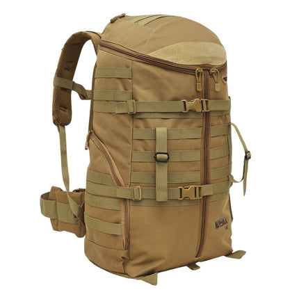Sac à dos tactique, sable, capacité 65 L