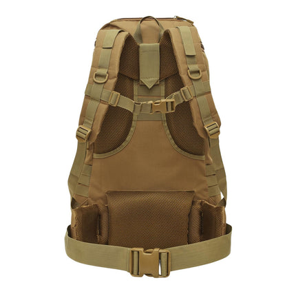 Sac à dos tactique, sable, capacité 65 L