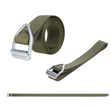 Ceinture tactique, verte, 125 cm, nylon résistant