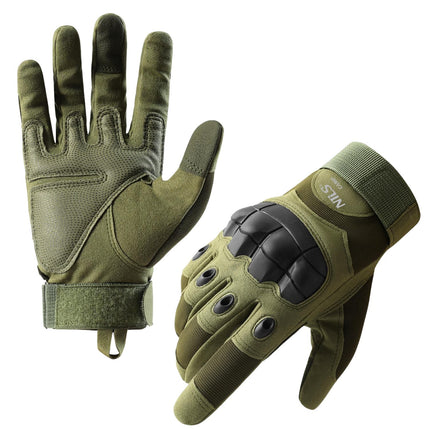 Gants tactiques, verts, taille L, matériau durable