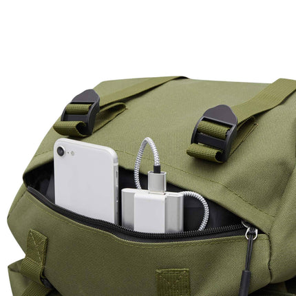 Sac à dos tactique vert, capacité 100 L