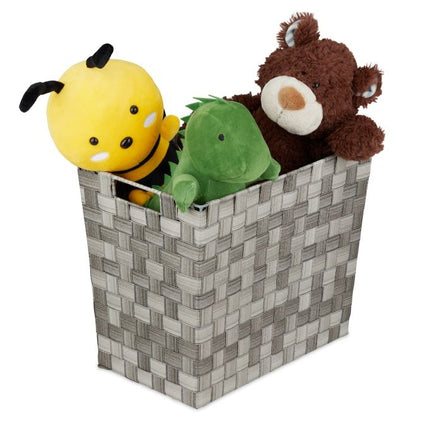 Grand panier de rangement tissé