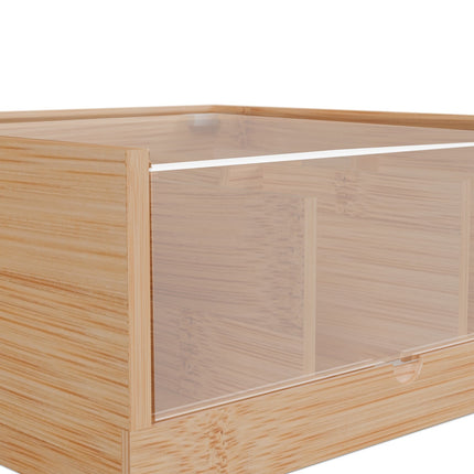 Tea box with 6 compartments