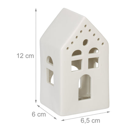 Maison de thé en céramique blanche
