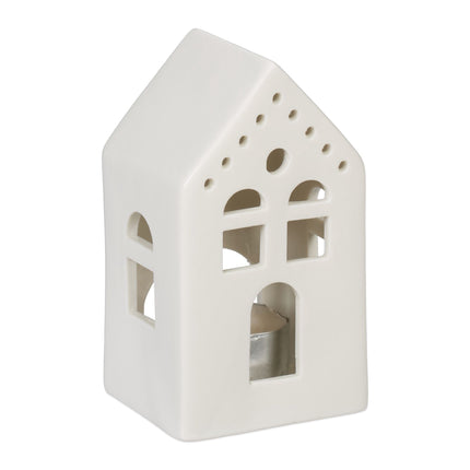 Maison de thé en céramique blanche