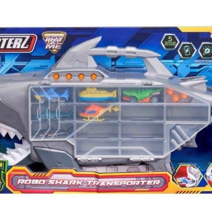 Teamsterz Beast Machines Transporteur Robo Shark, 60 cm