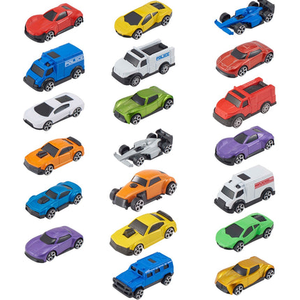 Ensemble de modèles de voitures moulées sous pression Teamsterz, 7 cm, 20 pièces
