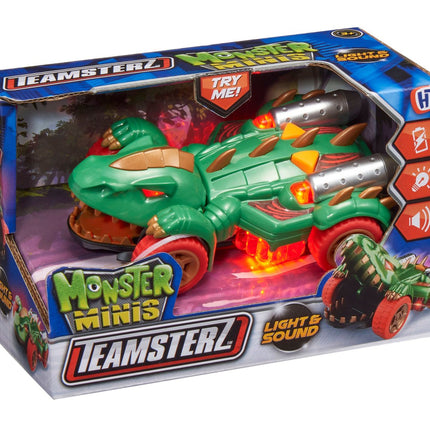 Teamsterz Mighty Machine Dino voiture avec lumière et son, 12,5 cm