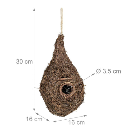 Tropfenförmiges Vogelnest