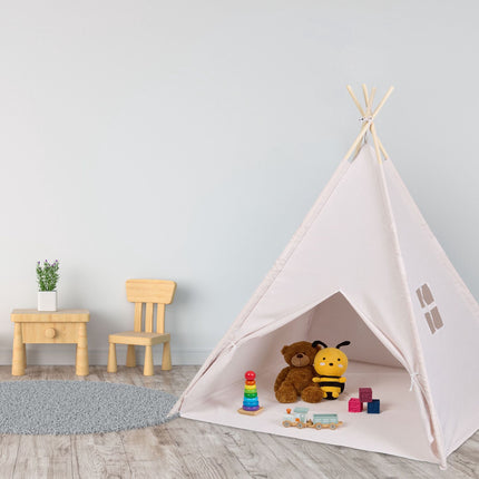 Tente de jeu tipi avec tapis de sol