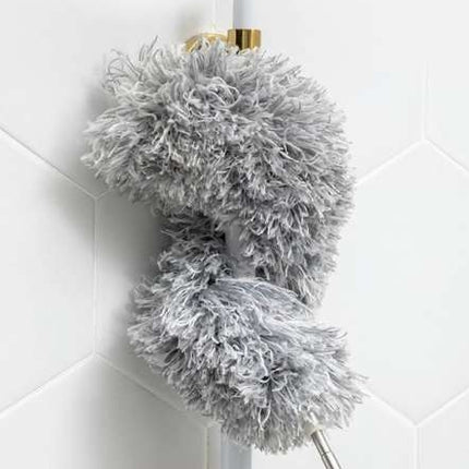 Brosse à poussière télescopique avec deux accessoires