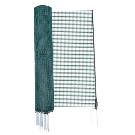 Temporary Mesh Fence With Posts, 1.2 x 15 m
