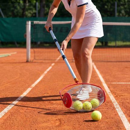 Rouleau de récupération de balles de tennis, ramassage métallique indéformable