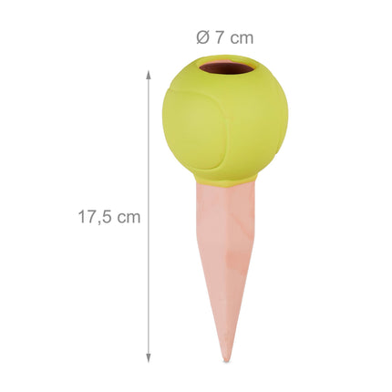 Tennisball im Tonkegel mit 4 Sets
