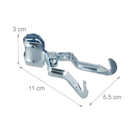 Zelthaken – 4er-Set für Kleidung & Handtücher