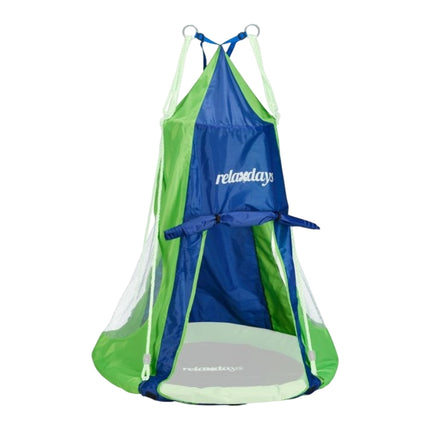 Tente pour balançoire Nest bleu vert