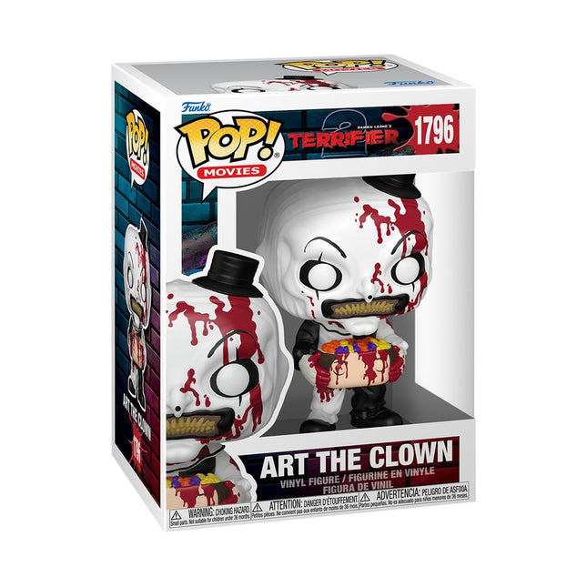 Figurine Funko Pop! en vinyle Terrifier Art le Clown avec tête de bonbon