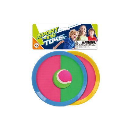 Das Ballfang-Set mit 2 Ballfängern und 1 Ball.
