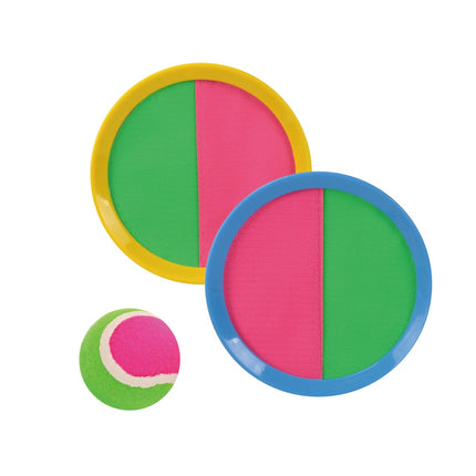 Das Ballfang-Set mit 2 Ballfängern und 1 Ball.