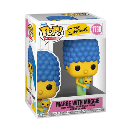 Figurine en vinyle Funko Pop! Marge avec Maggie des Simpson