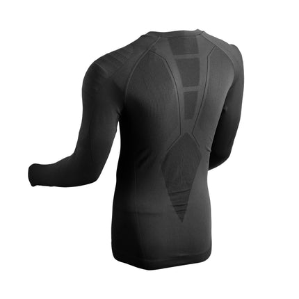 Thermoaktives Unterwäsche-Set, Schwarz, Herren L/XL