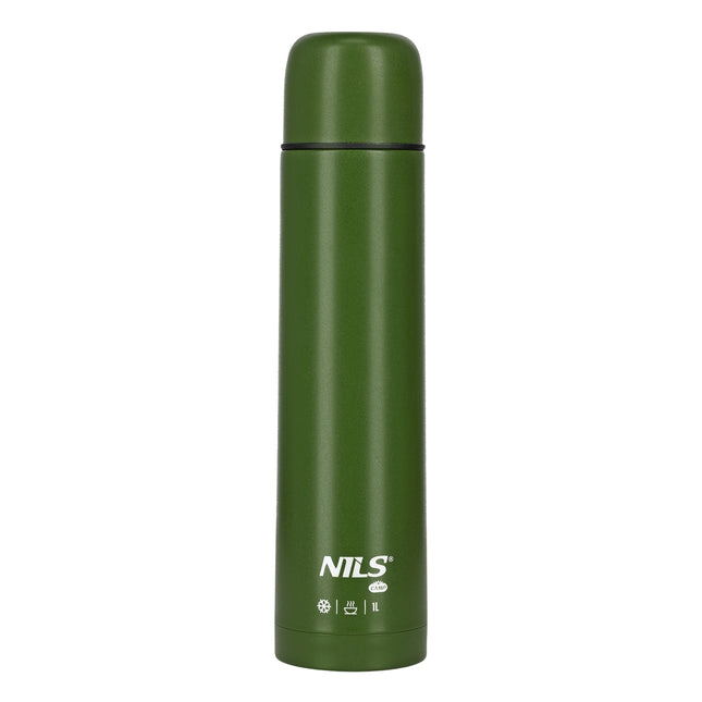 Thermos 1000 ml Vert - Bouteille isotherme de voyage