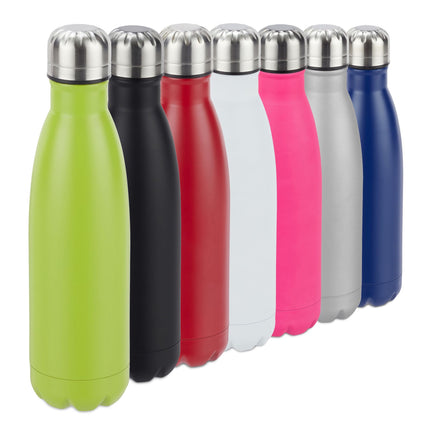 Bouteille thermos en acier