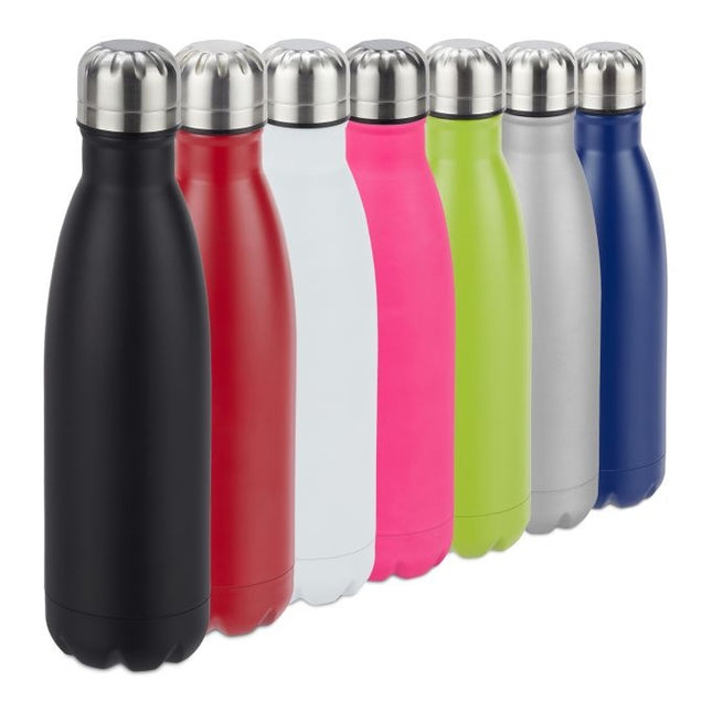 Bouteille thermos en acier
