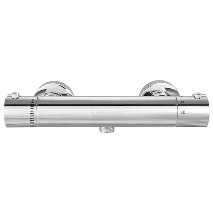 Thermostatic Shower Valve, 38C Lock, Brass, G1/2