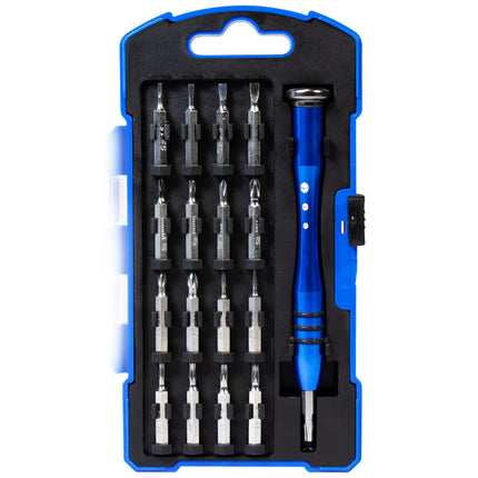 Das Schraubendreher-Set mit 18 Bits