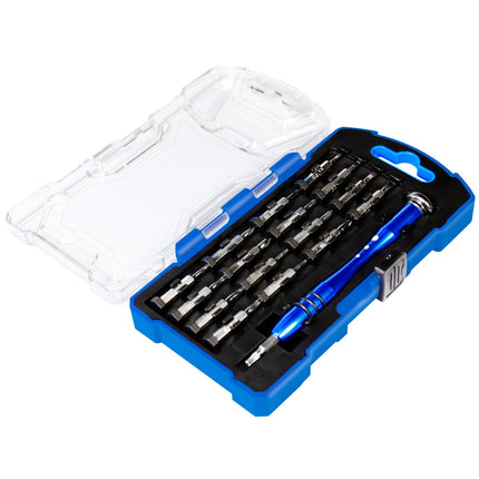 Das Schraubendreher-Set mit 18 Bits